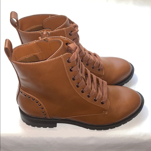 LAST TWO AVAILABLE!! New Women's Lexi & Abbie Lace Up Combat Boots - Picture 6 of 14